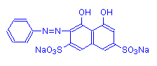 Chemical structure of Chromotrope 2R