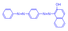 Chemical structure of Sudan III