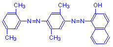 Chemical structure of Oil Red O