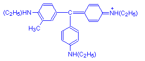 Chemical structure of Hoffman's Violet