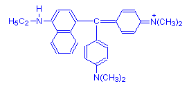 Chemical structure of Victoria Blue R