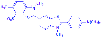 Chemical structure of Thioflavine S