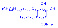 Chemical structure of Gallamin blue