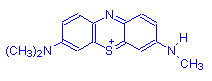 Chemical structure of Azure B