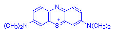 Chemical structure of Methylene Blue