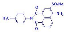 Chemical structure of Lissamine Flavine FF