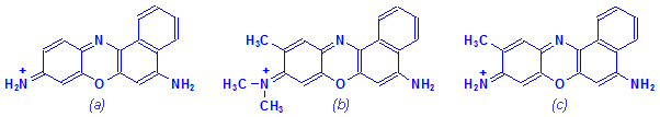 Chemical structure of Cresyl Violet