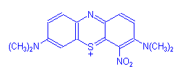 Chemical structure of Methylene Green