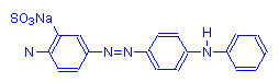 Chemical structure of Metanil Yellow