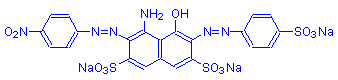 Chemical structure of Naphthalene Blue Black