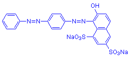 Chemical structure of Woodstain Scarlet