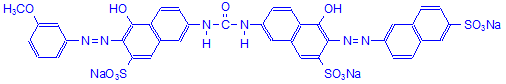 Chemical structure of Benzo Scarlet 4BNS