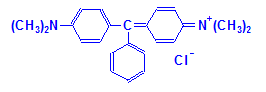 Chemical structure of Malachite Green
