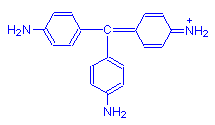 Chemical structure of Pararosanilin