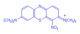 Chemical structure of Methylene Green