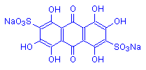 Chemical structure of Alizarin Cyanin BBS