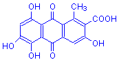 Chemical structure of Kermes