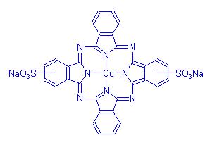 Chemical structure of Durazol Blue 8G